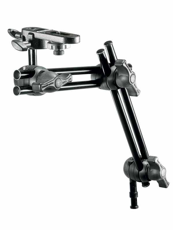 Manfrotto 396B-3 Double Arm 3 Sect with camera bracket
